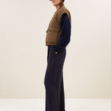 gio sleeveless jacket