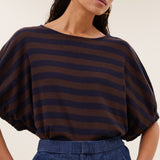merle big stripe top