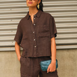 lio linen shorts