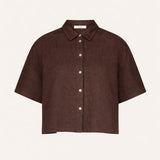 mara linen blouse