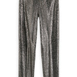 Pant in mixed sequins