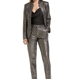 Pant in mixed sequins