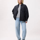 Light padded check jacket