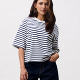 Loose fit striped Tshirt