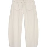 Cropped barrel fit jeans