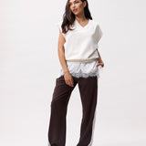 Sleeveless Vneck sweater