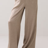 Trousers Crinkle satin