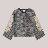Jacket jacquard reversible