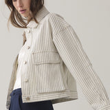 Denim jack stripe