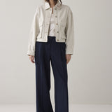 Denim jack stripe
