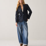Getailleerde blazer pinstripe