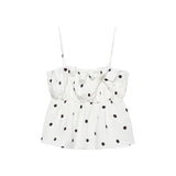 Dotted spaghetti top