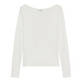 Boatneck rib long sleeve
