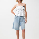 Dotted spaghetti top