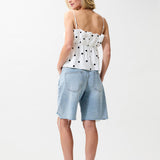 Dotted spaghetti top