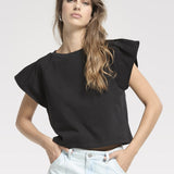 Top With Wide Shoulders