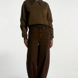 Mure check sweater
