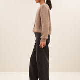 cleo natural cardigan
