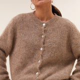 cleo natural cardigan