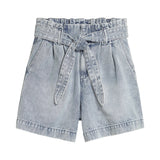 2302084401 Denim shorts with a comfortable waist