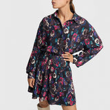 Paisley flower skirt