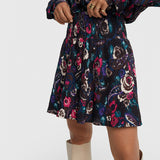 Paisley flower skirt