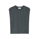 Folded shoulder singlet