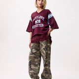 Barrel fit camo jogger
