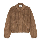 Faux suede jacket