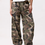 Barrel fit camo jogger