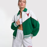 Colourblocking bomber