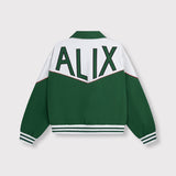 Colourblocking bomber