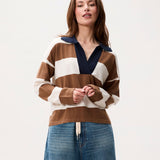 Polo Vneck knit