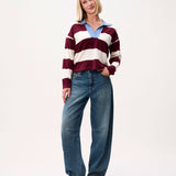 Polo Vneck knit