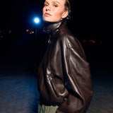 Vegan leather jacket