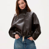 Vegan leather jacket