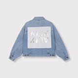 Patch denim jacket