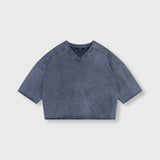 cut seam sweat t-shirt