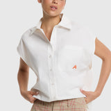sleeveless blouse