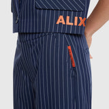 striped barrel pants