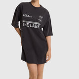 sleeveless sporty t-shirt dress