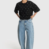 Eyelet t-shirt