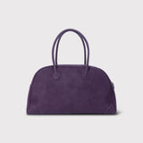 ladies woven faux leather bowling bag