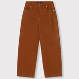 ladies woven faux suede pants