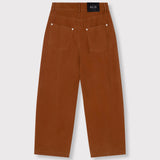 ladies woven faux suede pants