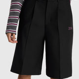 ladies woven bermuda