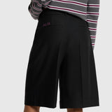 ladies woven bermuda
