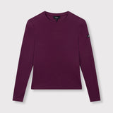 ladies knitted rib longsleeve t-shirt