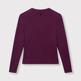 ladies knitted rib longsleeve t-shirt