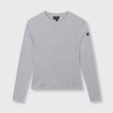 ladies knitted rib longsleeve t-shirt